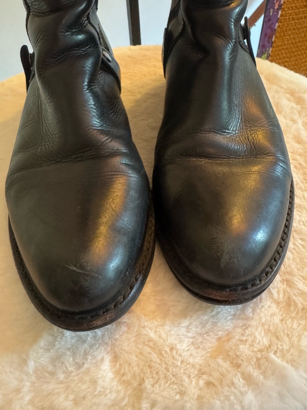 Via Spiga Black Leather Boots - Picture 3 of 6